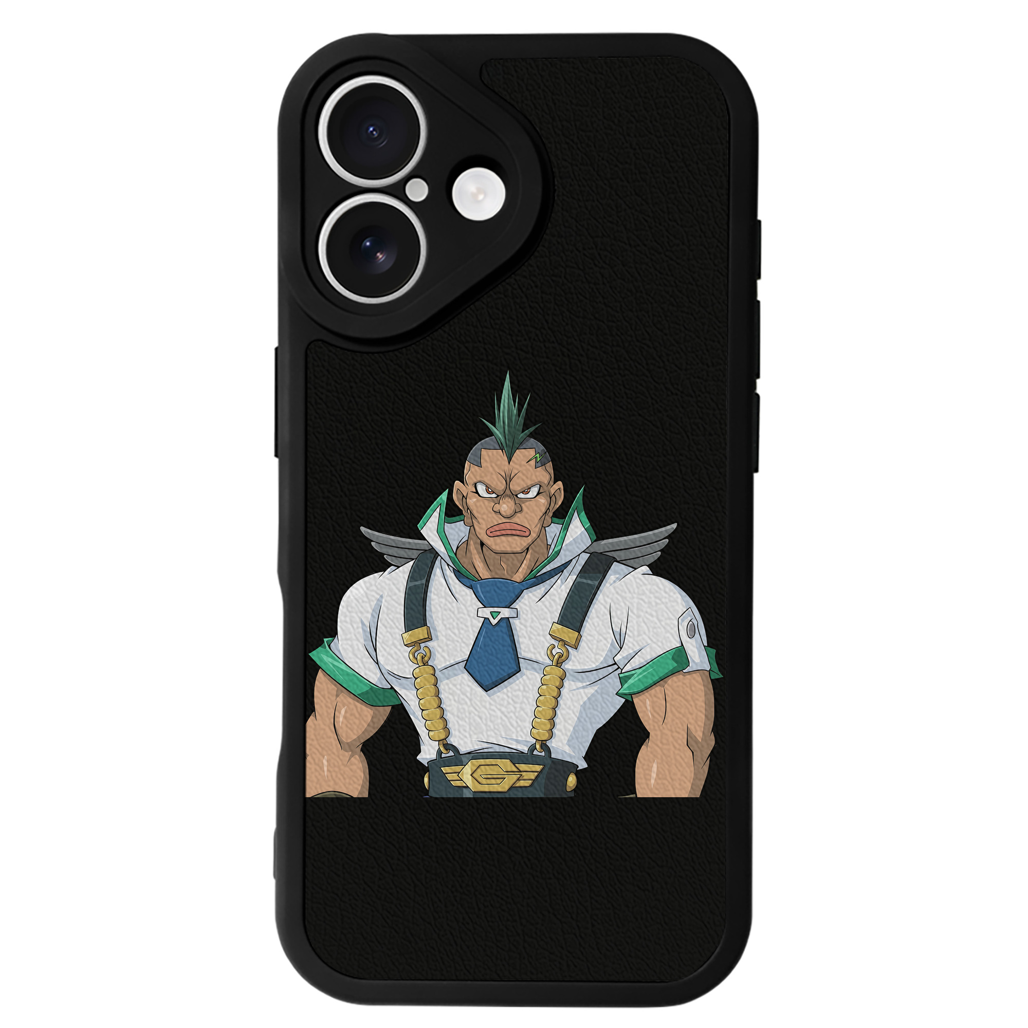 （画像用） 遊☆戯☆王 Yu-Gi-Oh! 【iPhone 16シリーズ対応】シリコンスマホケース（レザー調） 材質：シリコン